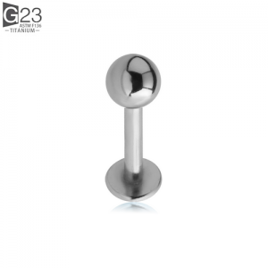 Piercing Labret Básico Titânio